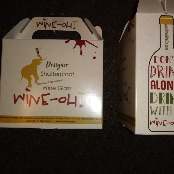 LSU SHATTERPROOF WINE GLASSES 16OZ - Picture 3 of 4